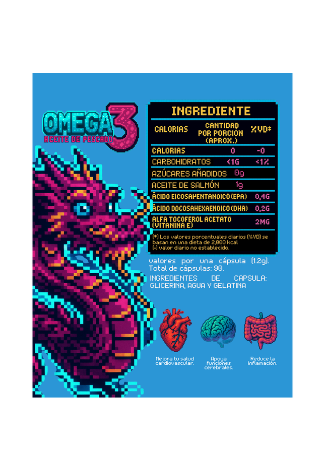 RYUJIN OMEGA-3 I 90 Cápsulas