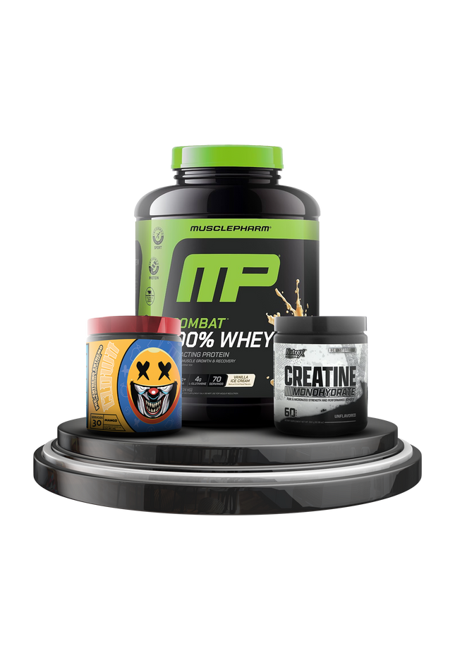 COMBO I COMBAT WHEY 5lbs I CLOWN I NUTREX CREATINE