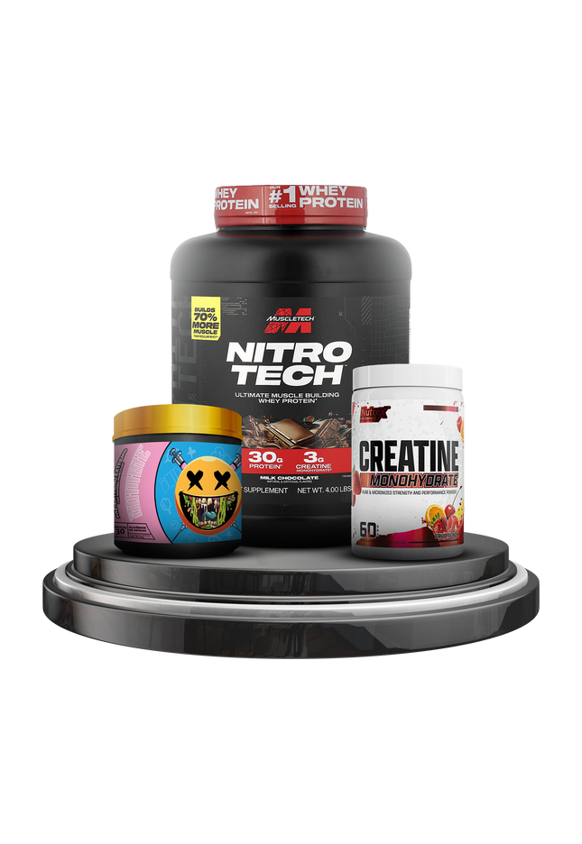 COMBO I NITROTECH 4lbs I ZOMBIE I NUTREX CREATINE