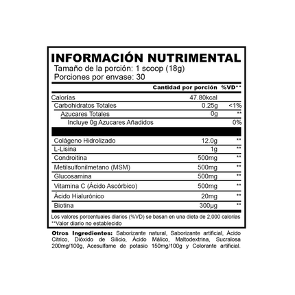 COLÁGENO HIDROLIZADO I 30 Servicios