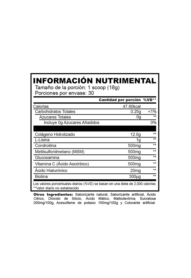 COLÁGENO HIDROLIZADO I 30 Servicios