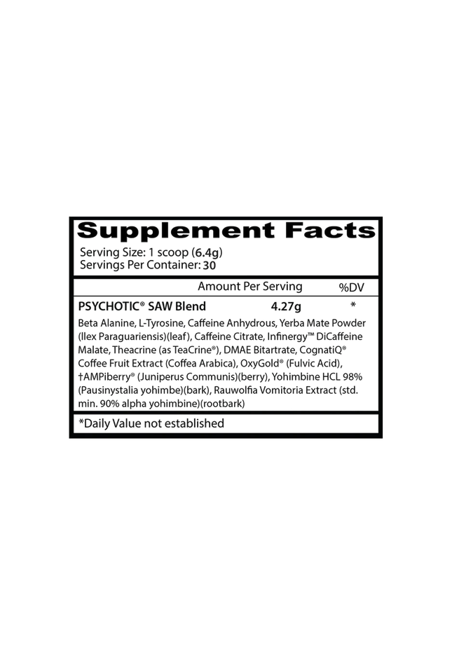 PSYCHOTIC SAW I 30 SERVINGS