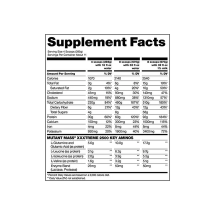 COMBO I MASS EXTREME 2500 I NIDRA I SMILE CREATINA