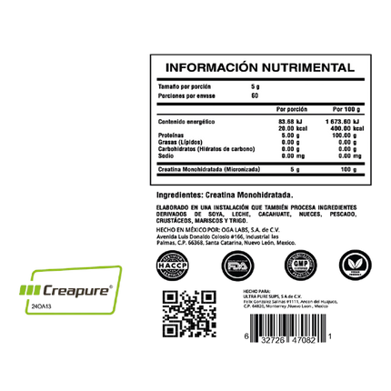 100% CREATINE I CREAPURE I 300gr