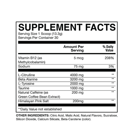ESSENTIAL PRE-WORKOUT I 30 Servicios