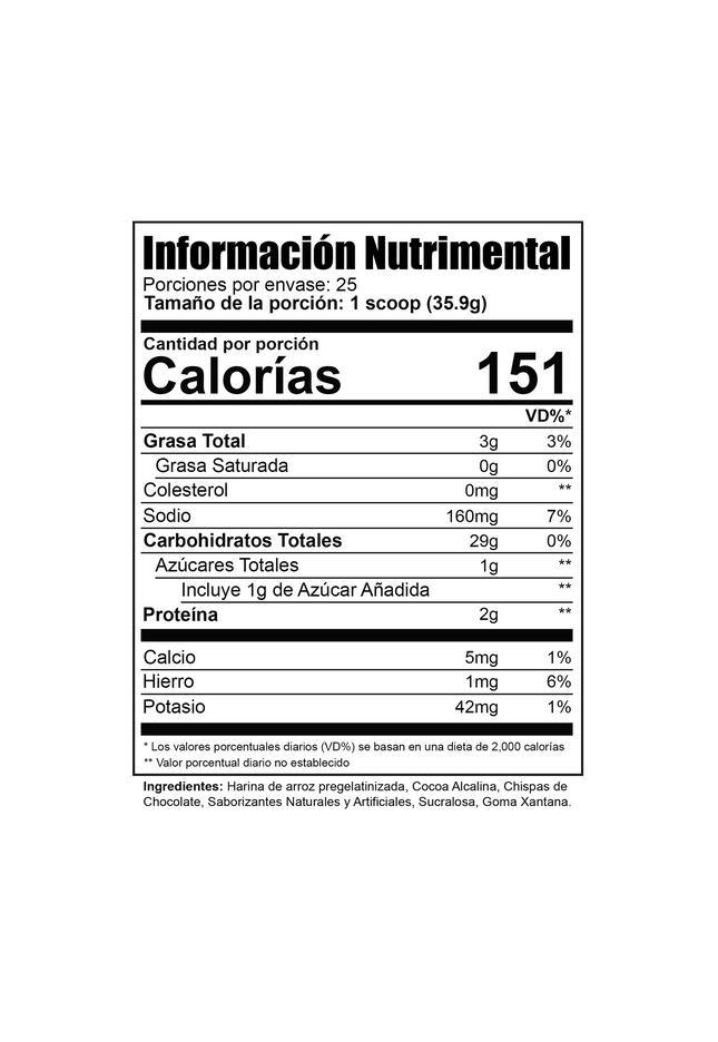 PURE RICE CEREAL I 25 SERVICIOS